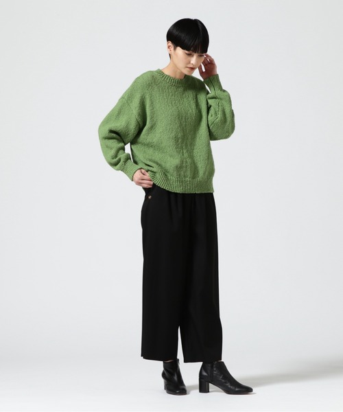 MUNICH◆ニット・セーター(厚手)/--/コットン/BRW/MN231K04 Munich（ミューニック）の「Munich（ミューニック）コットン