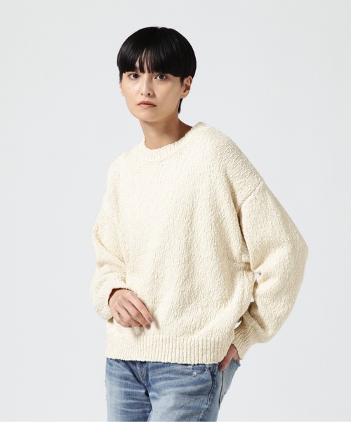 MUNICH◆ニット・セーター(厚手)/--/コットン/BRW/MN231K04 Munich（ミューニック）の「Munich（ミューニック）コットン