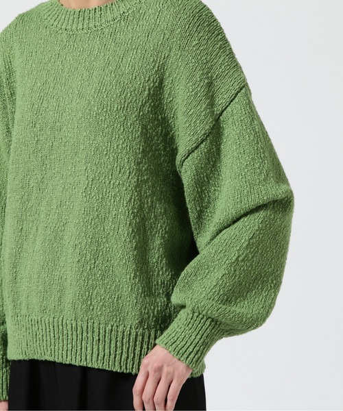 MUNICH◆ニット・セーター(厚手)/--/コットン/BRW/MN231K04 Munich（ミューニック）の「Munich（ミューニック）コットン