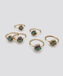 agete（アガット）の「K10アバロンシェルリング（リング）」 - WEAR