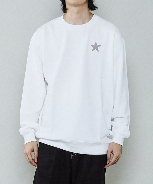 CONVERSE TOKYO(コンバーストウキョウ)の「ワンポイントスタースウェット(スウェット・メンズ・ブラック/ホワイト/ブルー/グリーン・SMALL/MEDIUM)」の11枚目の写真