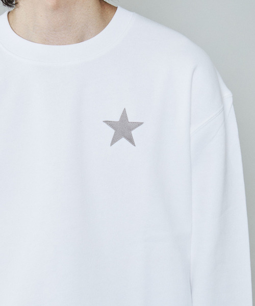 CONVERSE TOKYO(コンバーストウキョウ)の「ワンポイントスタースウェット(スウェット・メンズ・ブラック/ホワイト/ブルー/グリーン・SMALL/MEDIUM)」の5枚目の写真