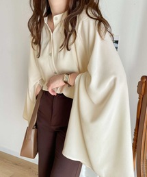 mily bilet | 【mily bilet】こなれ度抜群。袖フレア2WAYブラウス(シャツ/ブラウス)