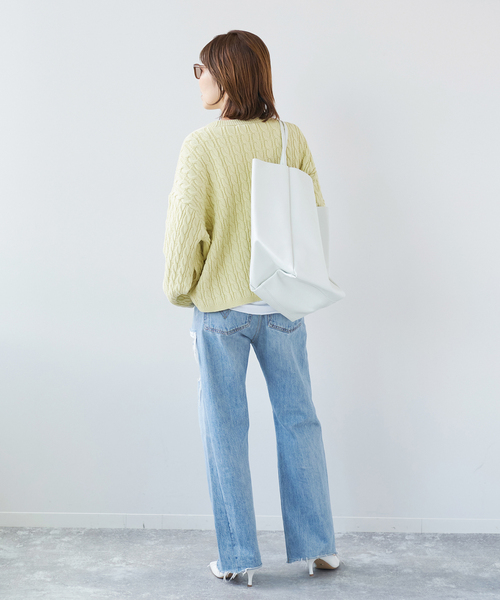 plage（プラージュ）の「les Tendre PEGASUS ALAN プルオーバー（ニット/セーター・レディース・イエロー/ネイビー・FREE）」の22枚目の写真