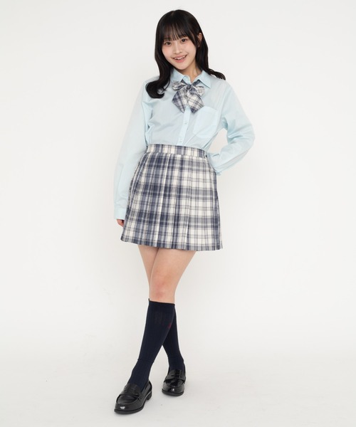 WEGO(ウィゴー)の「WEGO/スクールシャツ(シャツ/ブラウス・レディース・ホワイト/サックスブルー/ブルー系その他/ピンク・SMALL/MEDIUM/LARGE)」の14枚目の写真