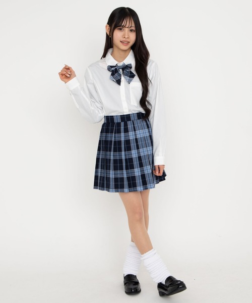 WEGO(ウィゴー)の「WEGO/スクールシャツ(シャツ/ブラウス・レディース・ホワイト/サックスブルー/ブルー系その他/ピンク・SMALL/MEDIUM/LARGE)」の12枚目の写真