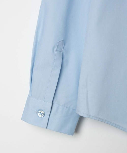 WEGO（ウィゴー）の「WEGO/スクールシャツ（シャツ/ブラウス・レディース・ホワイト/サックスブルー・SMALL/MEDIUM/LARGE）」の3枚目の写真