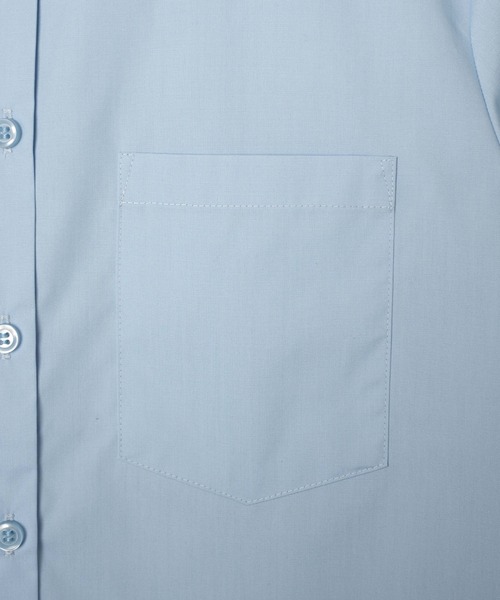 WEGO（ウィゴー）の「WEGO/スクールシャツ（シャツ/ブラウス・レディース・ホワイト/サックスブルー・SMALL/MEDIUM/LARGE）」の5枚目の写真