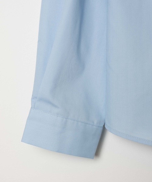 WEGO（ウィゴー）の「WEGO/スクールシャツ（シャツ/ブラウス・レディース・ホワイト/サックスブルー・SMALL/MEDIUM/LARGE）」の4枚目の写真