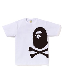 BIG APE CROSSBONE PIGMENT PRINT TEE M