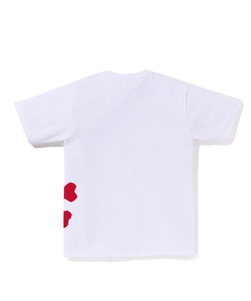 A BATHING APE(アベイシングエイプ)の「BIG APE CROSSBONE PIGMENT PRINT TEE M(Tシャツ/カットソー・メンズ・ホワイト×レッド/ホワイト×グリーン/ホワイト×ネイビー/ホワイト×ブラック・MEDIUM/X-LARGE/XX-LARGE/LARGE/SMALL)」の5枚目の写真