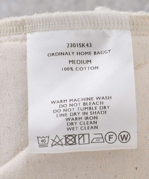 SHINYAKOZUKA（シンヤコヅカ）の「【SHINYAKOZUKA / シンヤコヅカ】ORDINALY HOME BAGGY（スウェットパンツ・メンズ・ブラック・SMALL/MEDIUM）」の10枚目の写真