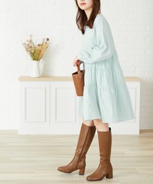 acro（アクロ）の「■からみストライプティアードミニワンピース/AC3107（ワンピース）」