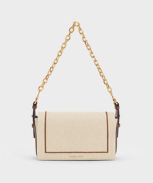 CHARLES & KEITH | Astra アストラ スティッチトリムショルダーバッグ(ショルダーバッグ)