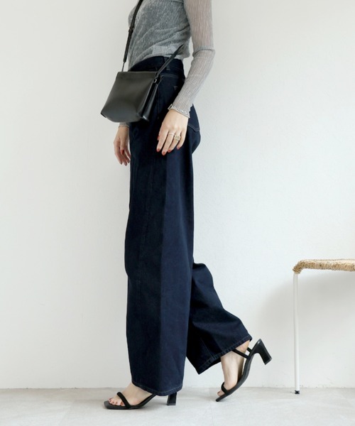 VIVIAN（ヴィヴィアン）の「スクエアトゥパデッド華奢ストラップサンダル（サンダル・レディース・オレンジ/ベージュ/グリーン/アイボリー/ブラック/ブラック系その他3/ブルー/ピンク・S/M/L/LL）」の16枚目の写真