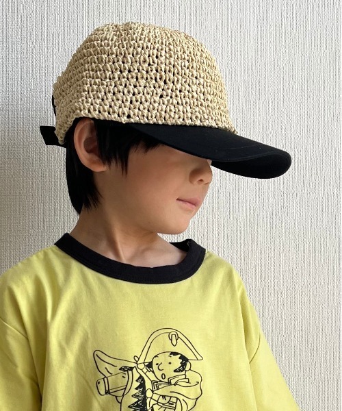 MAKE YOUR DAY（メイクユアデイ）の「ペーパーキャップ（キャップ・キッズ・ブラック/オリーブ・S/M/L）」の3枚目の写真