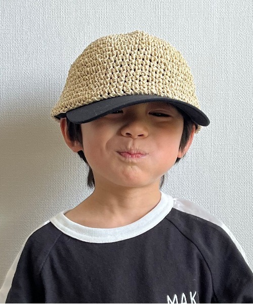 MAKE YOUR DAY（メイクユアデイ）の「ペーパーキャップ（キャップ・キッズ・ブラック/オリーブ・S/M/L）」の5枚目の写真