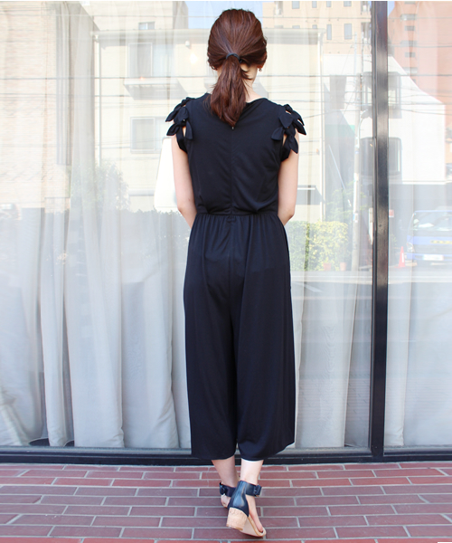 KIKKA THE DIARY OF（キッカ　ザ　ダイアリー　オブ）の「ｼﾞｬｰｼﾞｰﾘﾎﾞﾝJPS（サロペット/オーバーオール・レディース・ブラック/グレー/カーキ/オレンジ・38）」の14枚目の写真