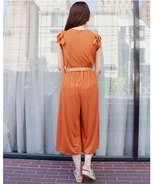 KIKKA THE DIARY OF（キッカ　ザ　ダイアリー　オブ）の「ｼﾞｬｰｼﾞｰﾘﾎﾞﾝJPS（サロペット/オーバーオール・レディース・ブラック/グレー/カーキ/オレンジ・38）」の7枚目の写真