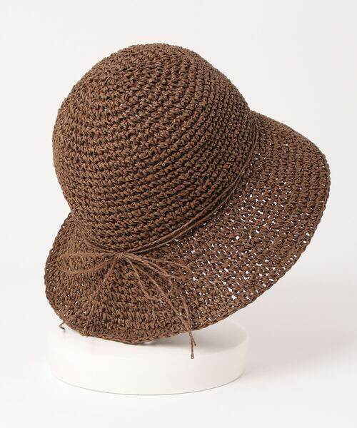 VIS（ビス）の「ナチュラル雑材ハット（ハット・レディース・ベージュ系その他/ダークブラウン/ベージュ・FREE）」の19枚目の写真