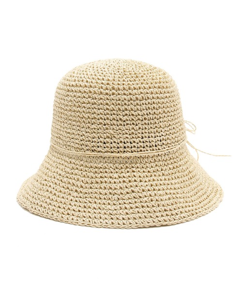 VIS（ビス）の「ナチュラル雑材ハット（ハット・レディース・ベージュ系その他/ダークブラウン/ベージュ・FREE）」の10枚目の写真