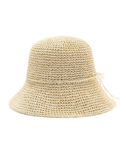 VIS（ビス）の「ナチュラル雑材ハット（ハット・レディース・ベージュ系その他/ダークブラウン/ベージュ・FREE）」の7枚目の写真