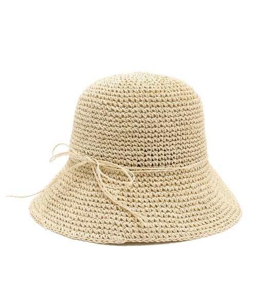 VIS（ビス）の「ナチュラル雑材ハット（ハット・レディース・ベージュ系その他/ダークブラウン/ベージュ・FREE）」の5枚目の写真