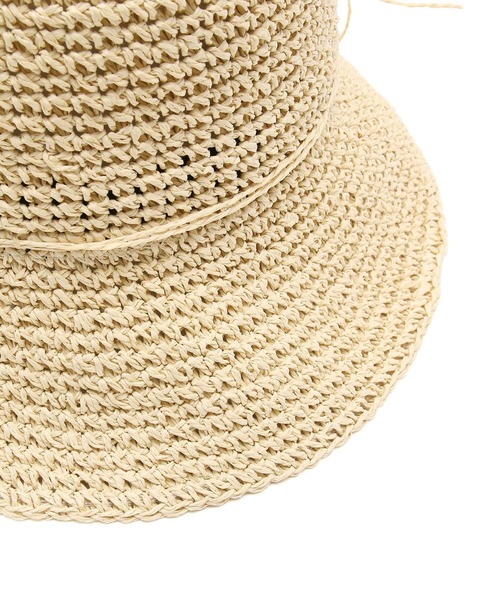 VIS（ビス）の「ナチュラル雑材ハット（ハット・レディース・ベージュ系その他/ダークブラウン/ベージュ・FREE）」の14枚目の写真