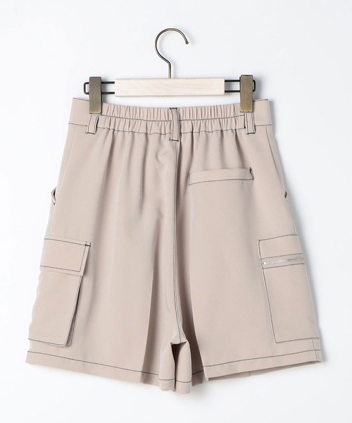 179/WG(イチナナキュウダブルジー)の「マルチポケットカーゴショートパンツ(カーゴパンツ・レディース・グリーン/オフホワイト/ブラック・MEDIUM)」の11枚目の写真