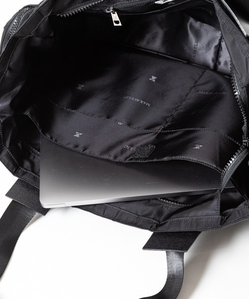 MAKAVELIC(マキャベリック)の「BIND UP3 TOTE BAG / トートバッグ(ショルダーバッグ・メンズ・ブラック・FREE)」の4枚目の写真