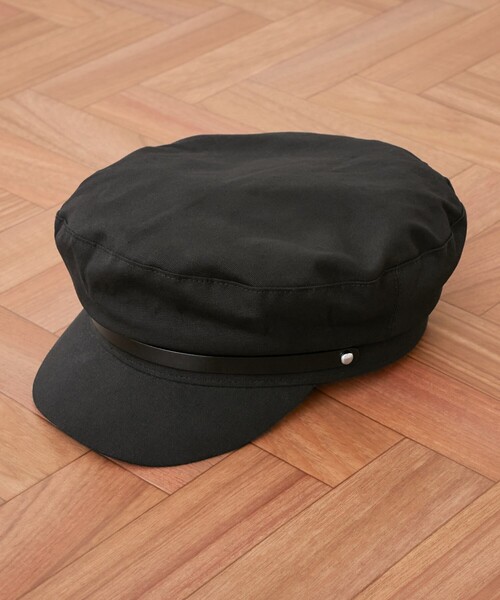 DEICY（デイシー）の「ﾎﾟｲﾝﾄﾚｻﾞｰｷｬｽｹｯﾄ（キャスケット・レディース・ブラック・FREE）」の2枚目の写真