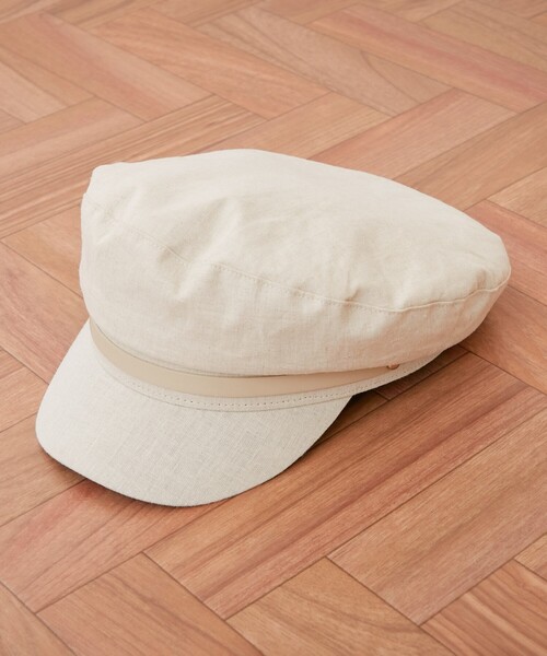 DEICY（デイシー）の「ﾎﾟｲﾝﾄﾚｻﾞｰｷｬｽｹｯﾄ（キャスケット・レディース・ブラック・FREE）」の3枚目の写真