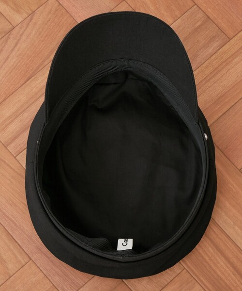 DEICY（デイシー）の「ﾎﾟｲﾝﾄﾚｻﾞｰｷｬｽｹｯﾄ（キャスケット・レディース・ブラック・FREE）」の6枚目の写真