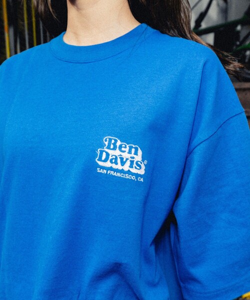 BEN DAVIS(ベンデイビス)の「【23SS】【BEN DAVIS/ベン デイヴィス】別注BACK TEXT TEE / バックプリントTシャツ/ユニセックス/白Tシャツ【限定展開】(Tシャツ/カットソー・メンズ・ブラック/ブルー/ホワイト/ライトグレー・SMALL/MEDIUM/LARGE/X-LARGE)」の8枚目の写真