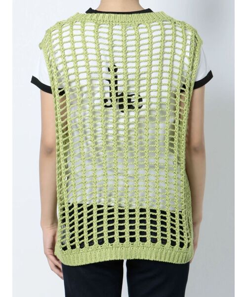 jouetie（ジュエティ）の「ローゲージニットベスト（ベスト・レディース・グリーン/ピンク/アイボリー・MEDIUM）」の14枚目の写真