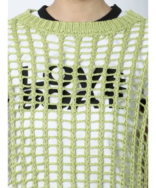 jouetie（ジュエティ）の「ローゲージニットベスト（ベスト・レディース・グリーン/ピンク/アイボリー・MEDIUM）」の13枚目の写真