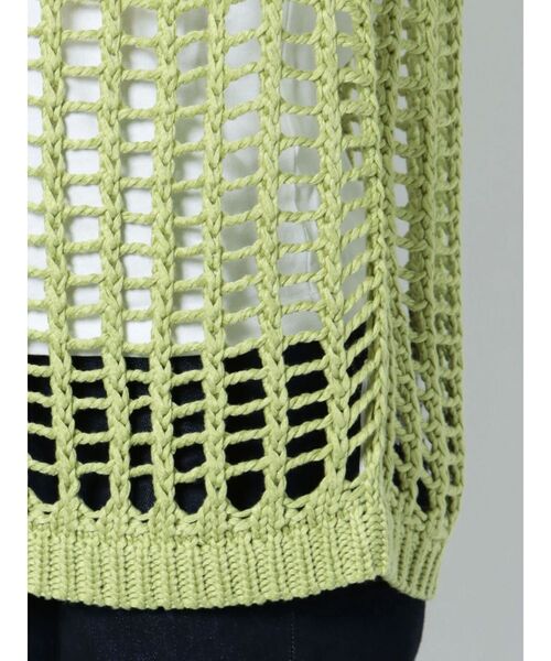 jouetie（ジュエティ）の「ローゲージニットベスト（ベスト・レディース・グリーン/ピンク/アイボリー・MEDIUM）」の11枚目の写真