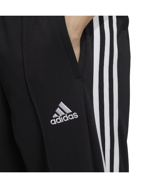 adidas(アディダス)の「アディダス adidas スリーストライプス ダブルニット トラックパンツ(その他パンツ・メンズ・ブラック×ブラック/ブラック×ホワイト・L/S/M/3L/LL)」の9枚目の写真