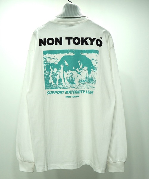 NONTOKYO ノントーキョー キャット 猫グラフィック長袖Tシャツ 58b752b899c60d60e659065b1b9a9d