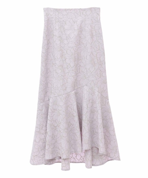 31 Sons de mode（トランテアン　ソン　ドゥ　モード）の「フラワー刺繍マーメイドスカート（スカート・レディース・ピンク/ラベンダー・36/38）」の12枚目の写真