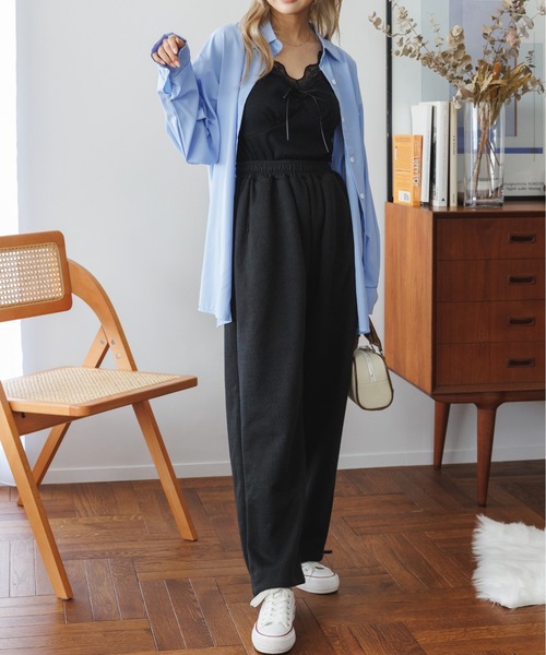 Ada.（エイダ）の「レースデザイン キャミソール（キャミソール・レディース・オフホワイト/ベージュ/ピンク/ブラック/グレイッシュベージュ・M/L）」の16枚目の写真