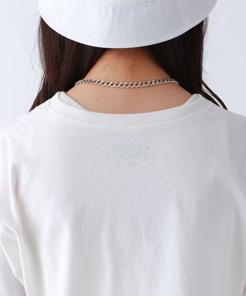 repipi armario(レピピ アルマリオ)の「ピグメントショートT(Tシャツ/カットソー・キッズ・ブルー/パープル/グリーン/ホワイト・MEDIUM/LARGE/SMALL)」の8枚目の写真