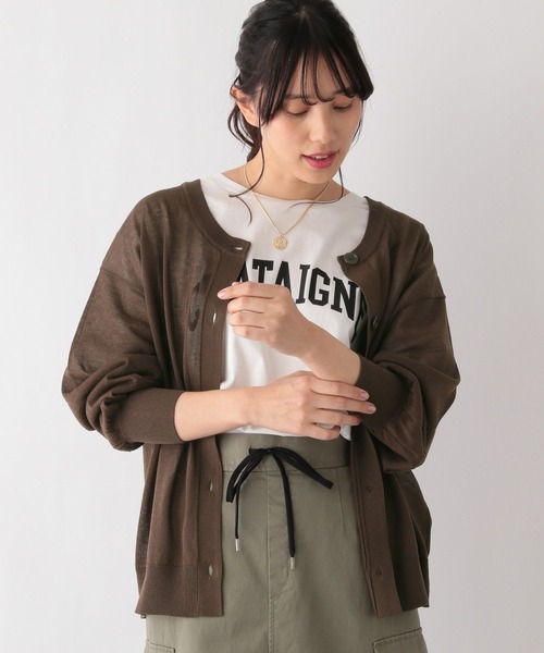 セール】シアークルー2WAYカーディガン/196629（カーディガン/ボレロ