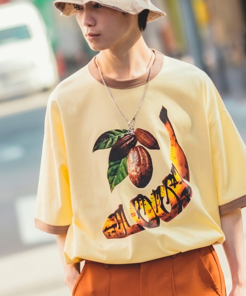 SIDEWAY STANCE(サイドウェイスタンス)の「【SIDEWAY STANCE】オリジナル グラフィック プリント & 刺しゅうデザイン 半袖 リンガーTシャツ(Tシャツ/カットソー・メンズ・ホワイト系その他/ホワイト系その他3/イエロー系その他3/ホワイト/イエロー/ブルー系その他/イエロー系その他/ブルー系その他2/ブルー系その他3/ホワイト系その他2/イエロー系その他2/ブルー・MEDIUM/LARGE/X-LARGE)」の9枚目の写真