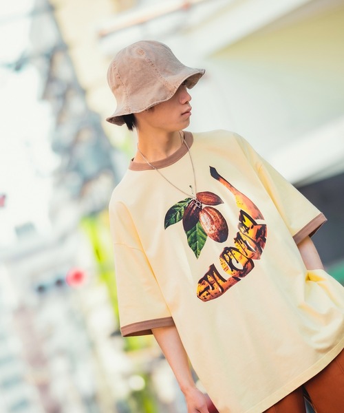 SIDEWAY STANCE(サイドウェイスタンス)の「【SIDEWAY STANCE】オリジナル グラフィック プリント & 刺しゅうデザイン 半袖 リンガーTシャツ(Tシャツ/カットソー・メンズ・ホワイト系その他/ホワイト系その他3/イエロー系その他3/ホワイト/イエロー/ブルー系その他/イエロー系その他/ブルー系その他2/ブルー系その他3/ホワイト系その他2/イエロー系その他2/ブルー・MEDIUM/LARGE/X-LARGE)」の22枚目の写真