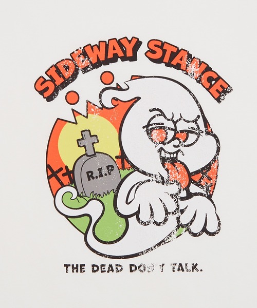 SIDEWAY STANCE(サイドウェイスタンス)の「【SIDEWAY STANCE】オリジナル グラフィック プリント & 刺しゅうデザイン 半袖 リンガーTシャツ(Tシャツ/カットソー・メンズ・ホワイト系その他/ホワイト系その他3/イエロー系その他3/ホワイト/イエロー/ブルー系その他/イエロー系その他/ブルー系その他2/ブルー系その他3/ホワイト系その他2/イエロー系その他2/ブルー・MEDIUM/LARGE/X-LARGE)」の16枚目の写真
