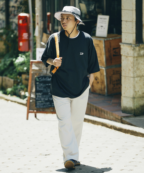 JOURNAL STANDARD relume（ジャーナルスタンダード　レリューム）の「【DAIWA / ダイワ】別注 ロゴTシャツ（Tシャツ/カットソー・メンズ・チャコールグレー/ブラック/サックスブルー/ホワイト/ベージュ系その他・SMALL/MEDIUM/LARGE）」の10枚目の写真