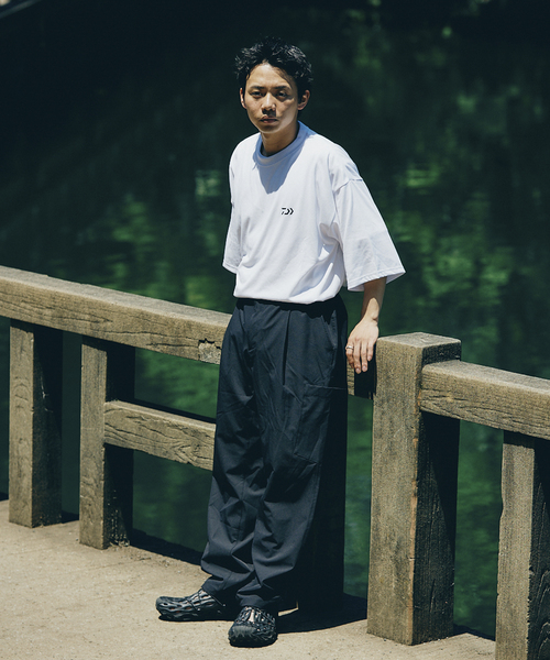 JOURNAL STANDARD relume（ジャーナルスタンダード　レリューム）の「【DAIWA / ダイワ】別注 ロゴTシャツ（Tシャツ/カットソー・メンズ・チャコールグレー/ブラック/サックスブルー/ホワイト/ベージュ系その他・SMALL/MEDIUM/LARGE）」の22枚目の写真