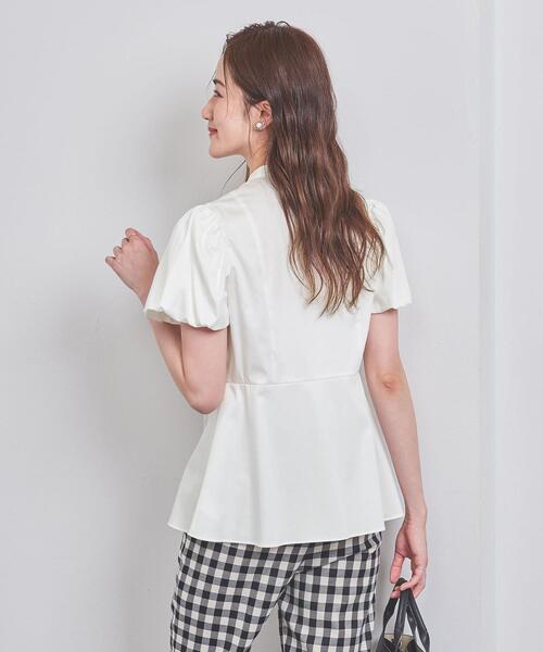 ユナイテッドアローズ　パフスリーブ ホワイトシャツ 半袖　シャツ　美品 ユナイテッドアローズ パフスリーブ ホワイトシャツ 半袖 シャツ