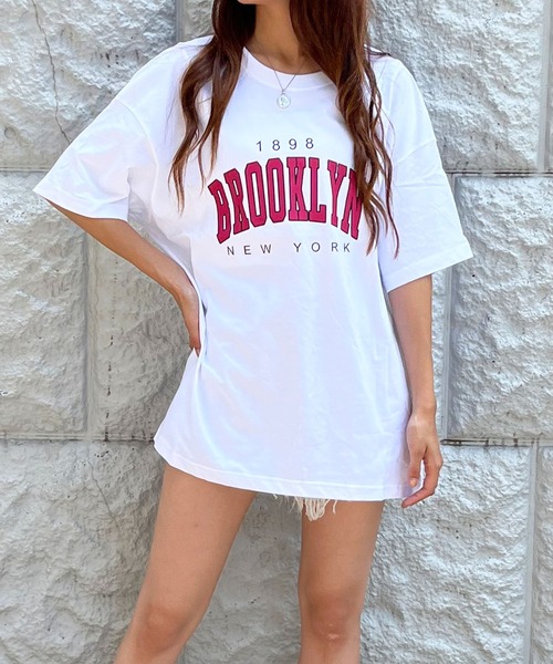 GLAMOROUS JANE(グラマラスジェーン)の「BROOKLYNビッグTシャツ(Tシャツ/カットソー・レディース・ラベンダー/グリーン/ピンク・FREE)」の16枚目の写真